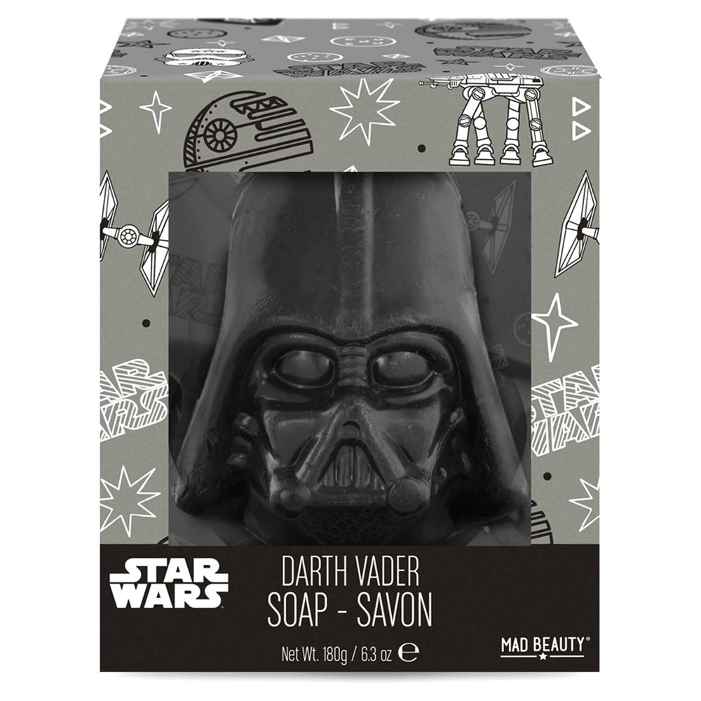 Mad Beauty Star Wars Darth Vader Soap On A Rope Black Cedar 180g