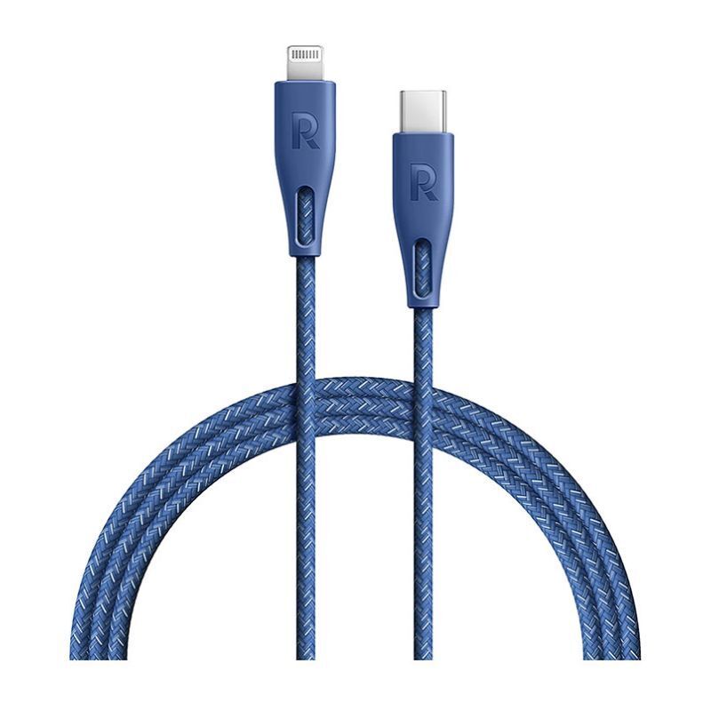 RavPower RP-CB1018 Type-C To Lightning Cable 2m Nylon - Blue