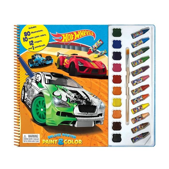 Mattel Hot Wheels Deluxe Poster Paint & Color | Phidal