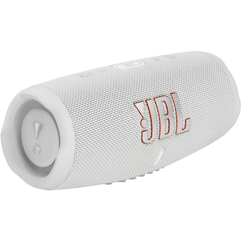 JBL Charge 5 Portable Bluetooth Speaker - White