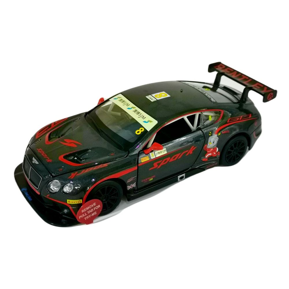 Metal Speed Zone Bentley Continental GT3 Concept 1.24 Scale Die-Cast Car