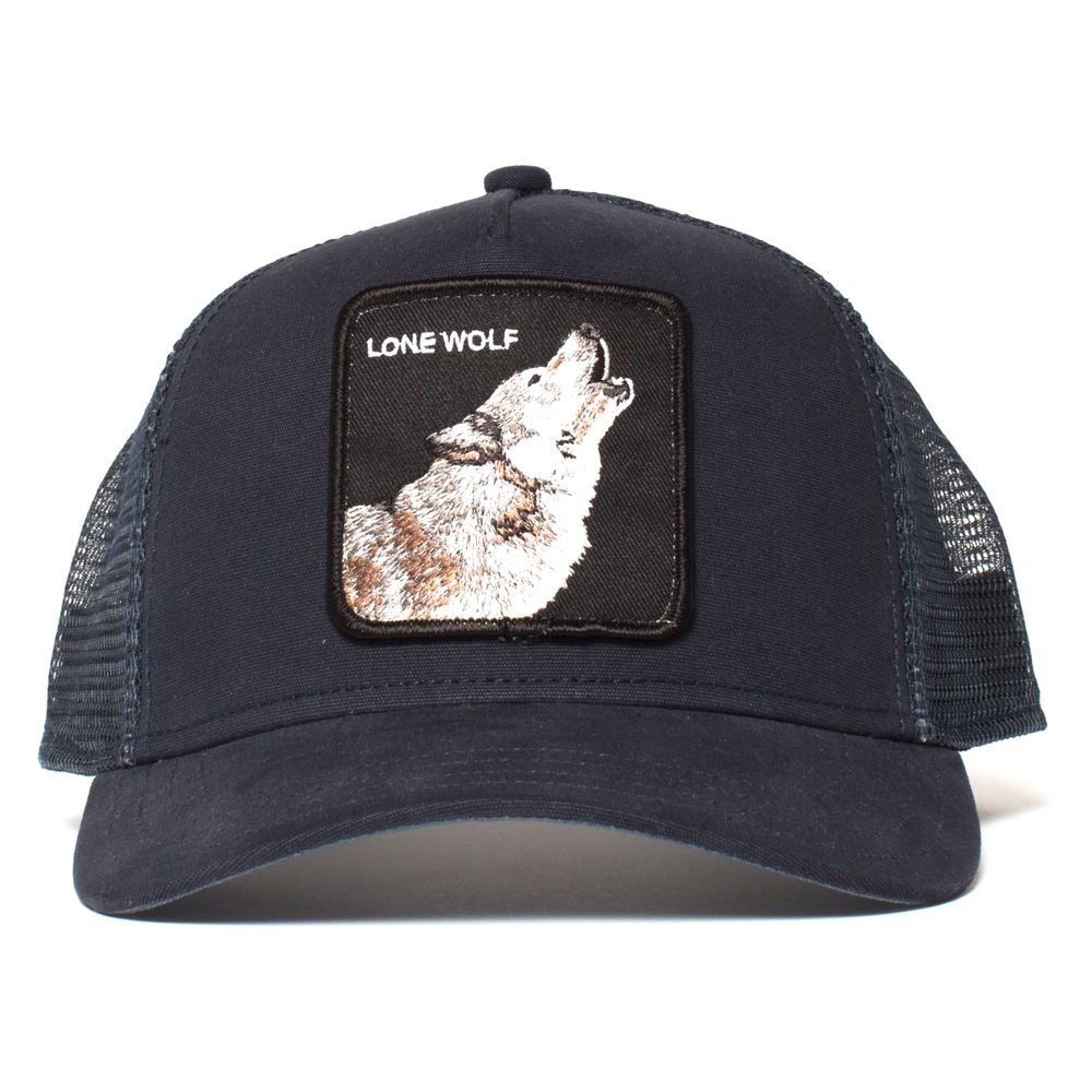 Goorin Bros The Lone Wolf Unisex Trucker Cap - Navy