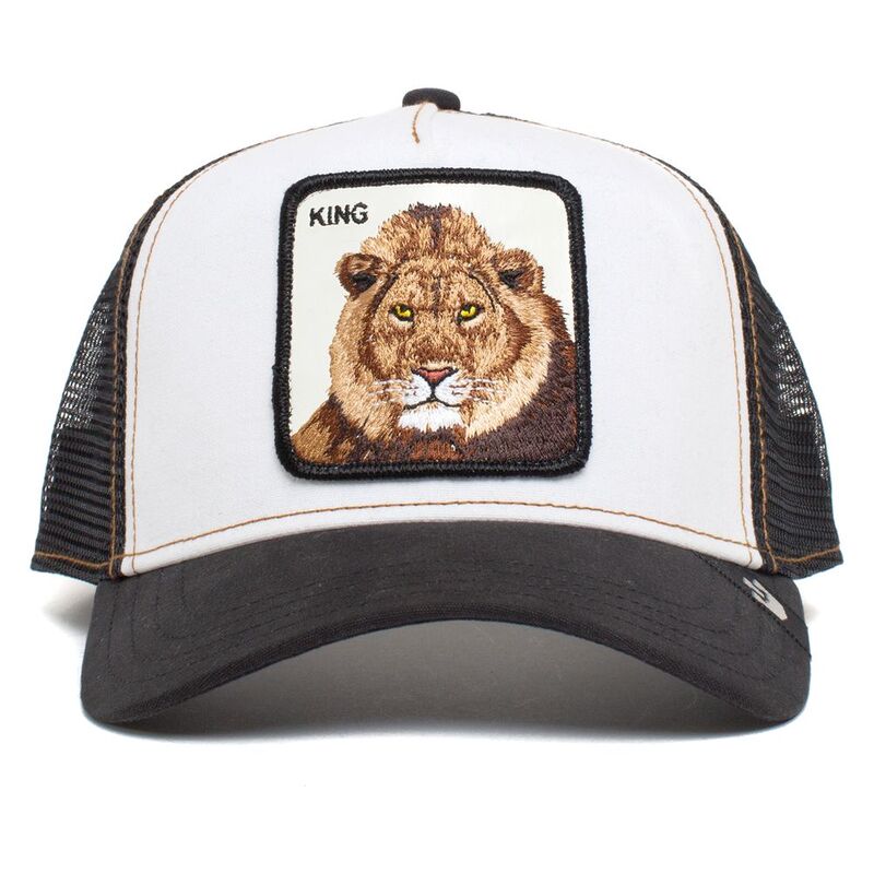 Goorin Bros The King Lion Unisex Trucker Cap - Black Goorin Bros The King Lion Unisex Trucker Cap - Black