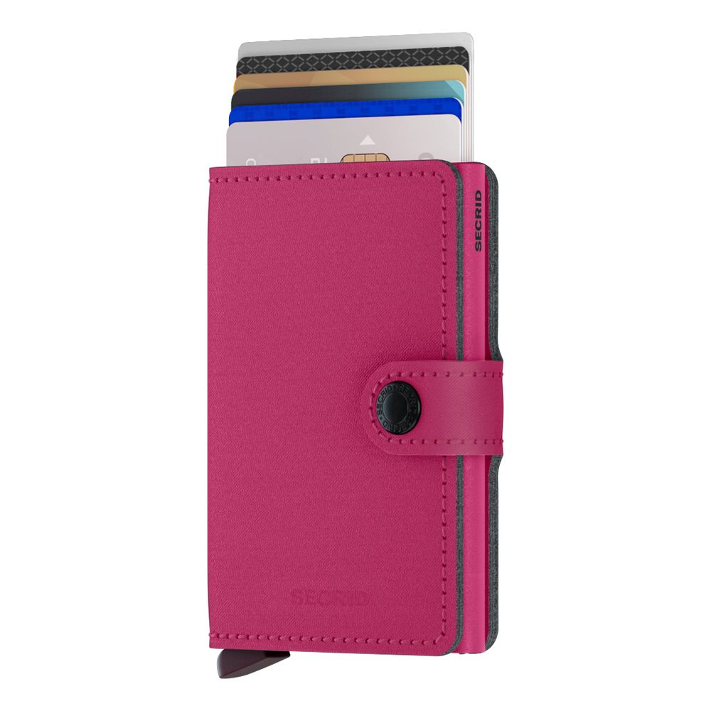 Secrid Miniwallet - Yard Microfibre - Powder Fuchsia