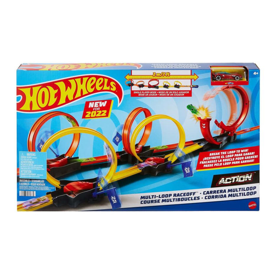 Hot Wheels Action Multi-Loop Raceoff Playset HDR83