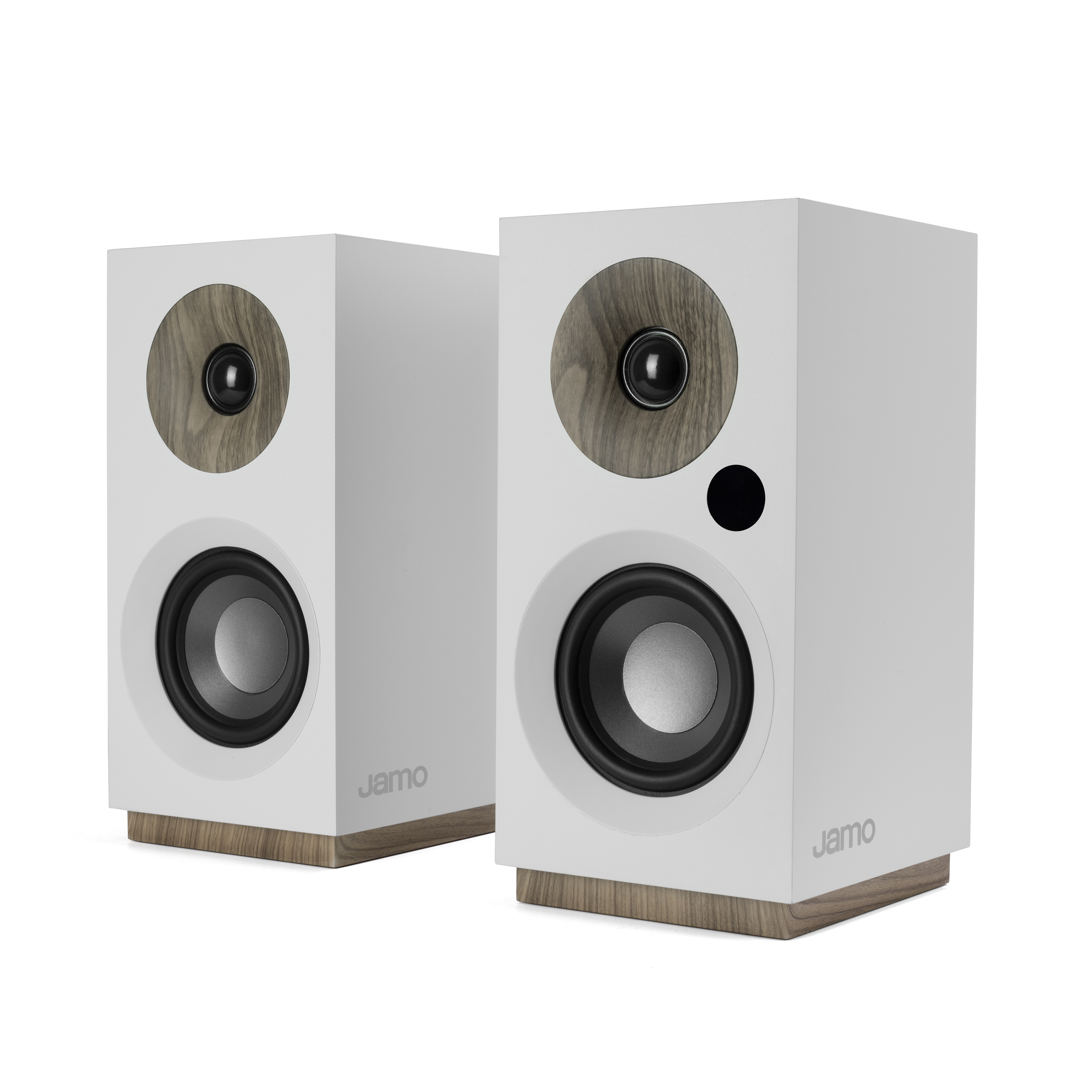 Jamo S 801 PM Powered Monitor Speakers - White (Pair)