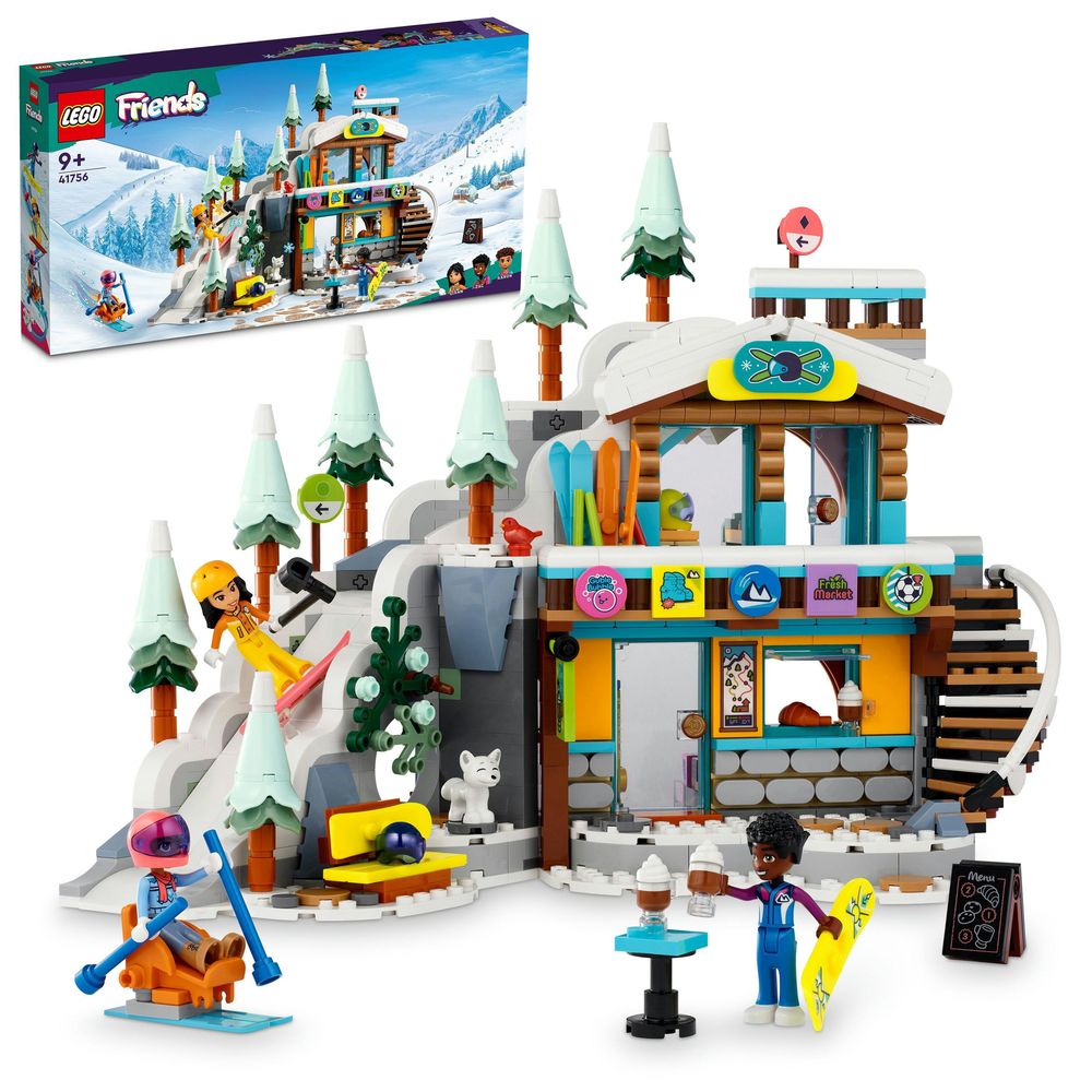 LEGO Friends Holiday Ski Slope and Cafe 41756 Building Set (980 Pieces)