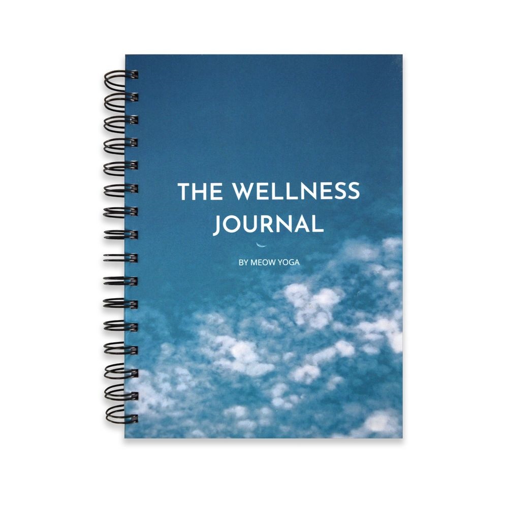 Meow Yoga Wellness Journal (132 Pages)