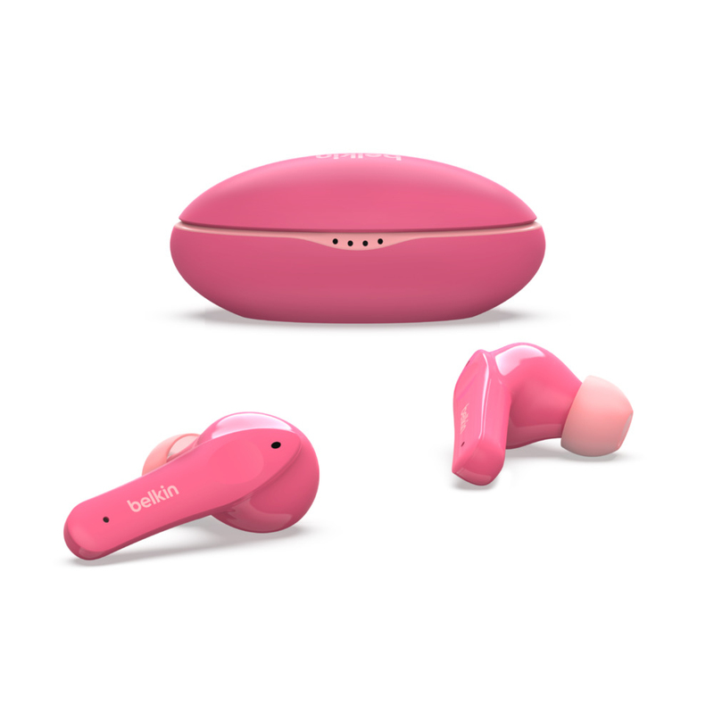 Belkin SOUNDFORM Nano True Wireless Earbuds for Kids - Pink