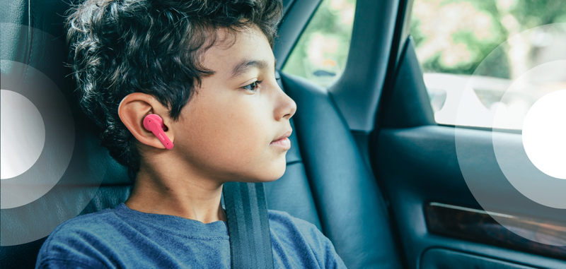 Belkin SOUNDFORM Nano True Wireless Earbuds for Kids - Pink