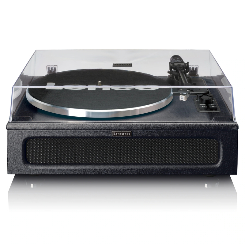 Lenco LS-430BK Turntable With Built-In Speakers Black