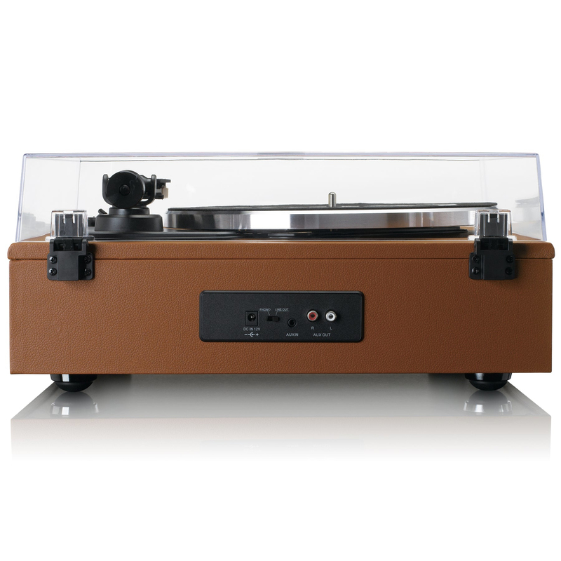 Lenco LS-430BN Turntable With Built-In Speakers Brown