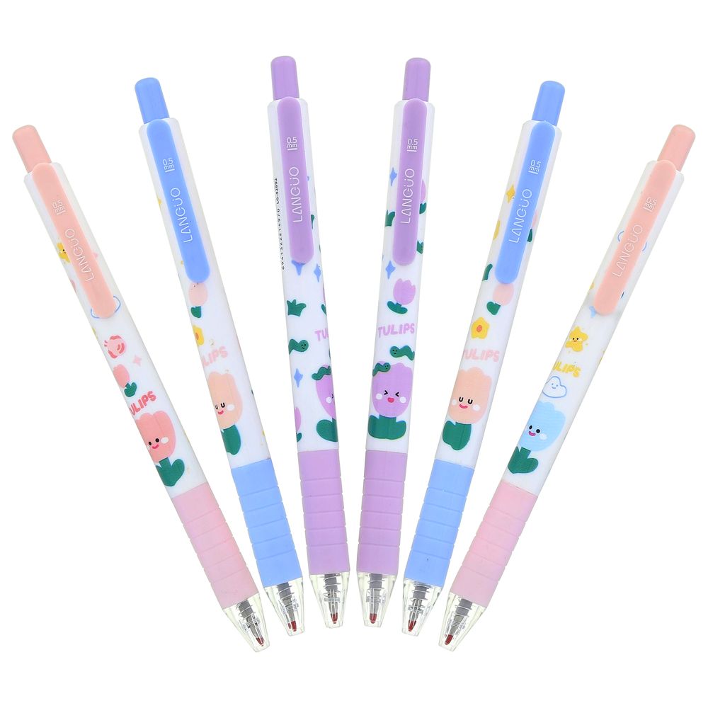 Languo Tulip Gel Pens (Set of 6)