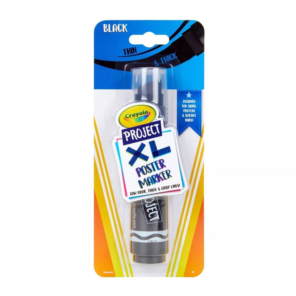 Crayola Project XL Poster Marker - Black (1 Piece)