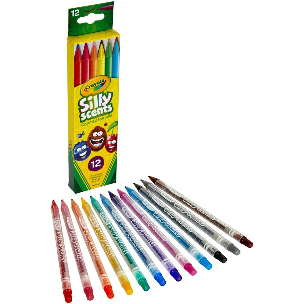 Crayola Silly Scents Twistables Colored Pencils (Set of 12)