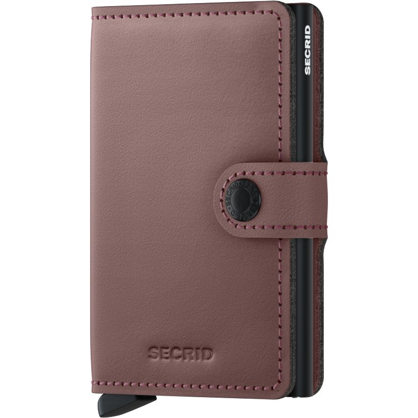 Secrid Miniwallet - Matte Leather - Rose