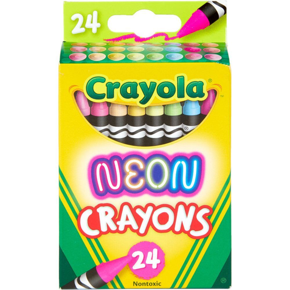 Crayola Neon Crayons (Set of 24)