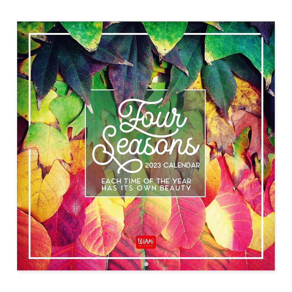 Legami Calendar 2023 (30 x 29 cm) - 4 Seasons