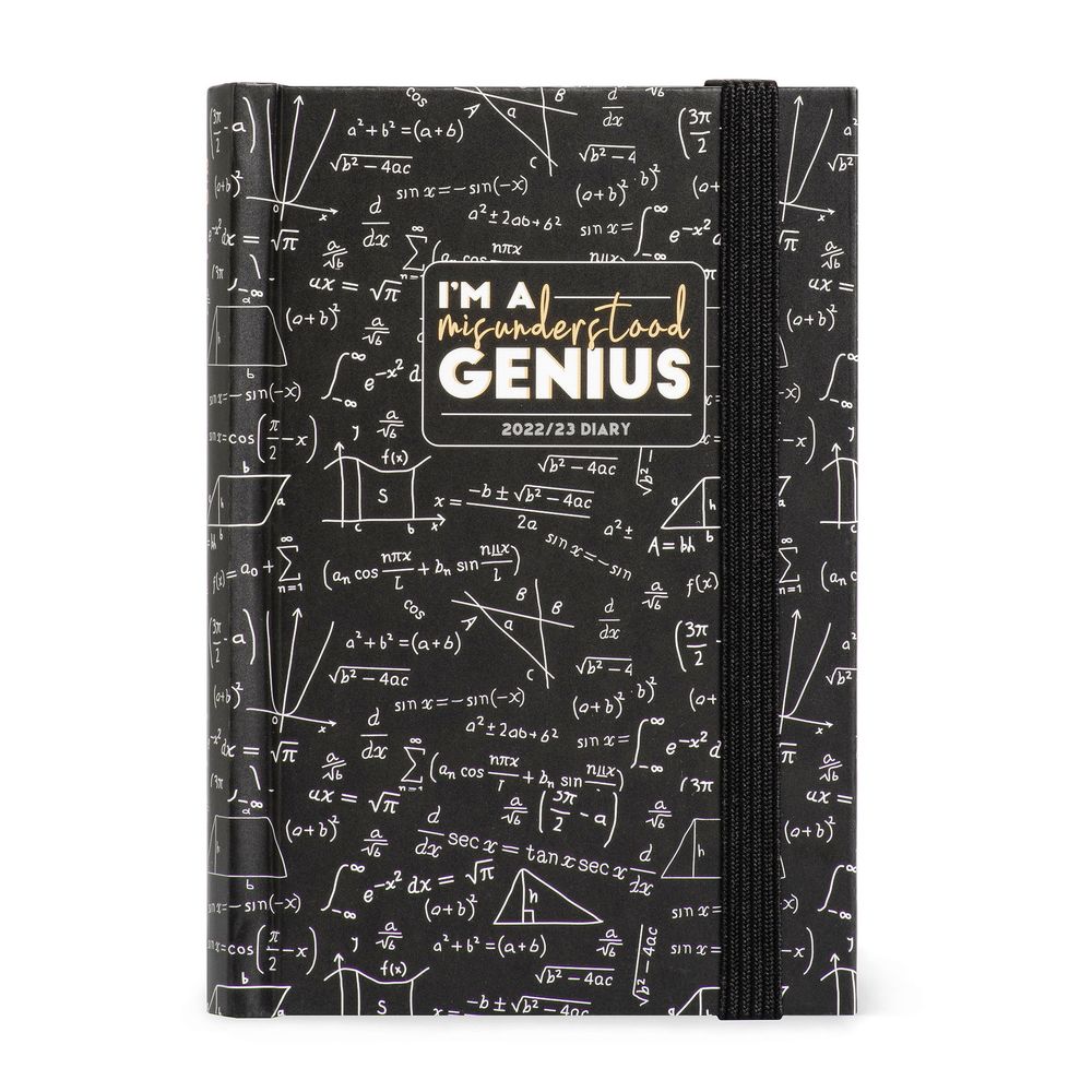 Legami Small Photo Daily Diary 16 Month 2022/2023 (9.5 x 13 cm) - Genius