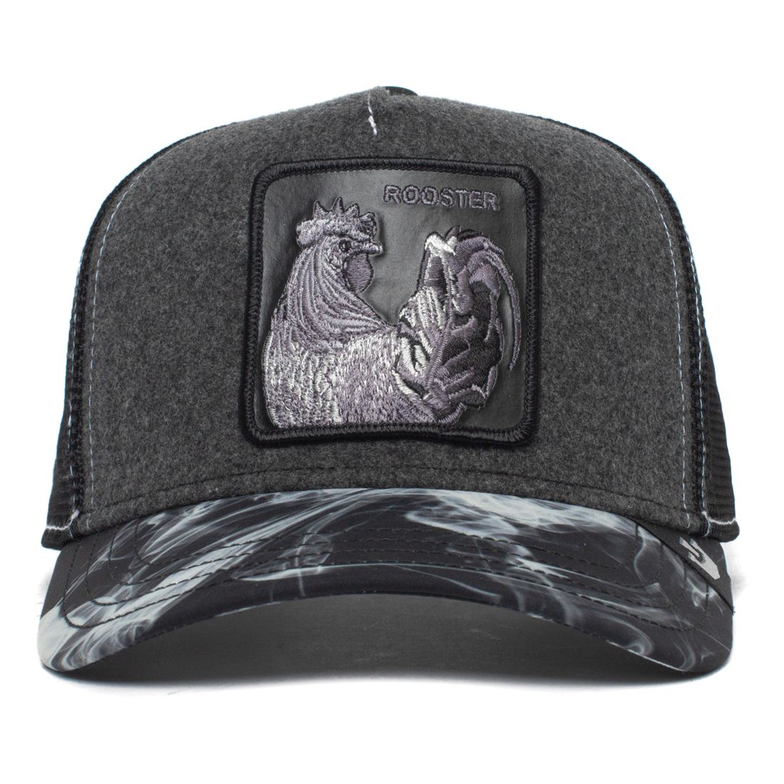 Goorin Bros Maltese Rooster Unisex Trucker Cap - Black