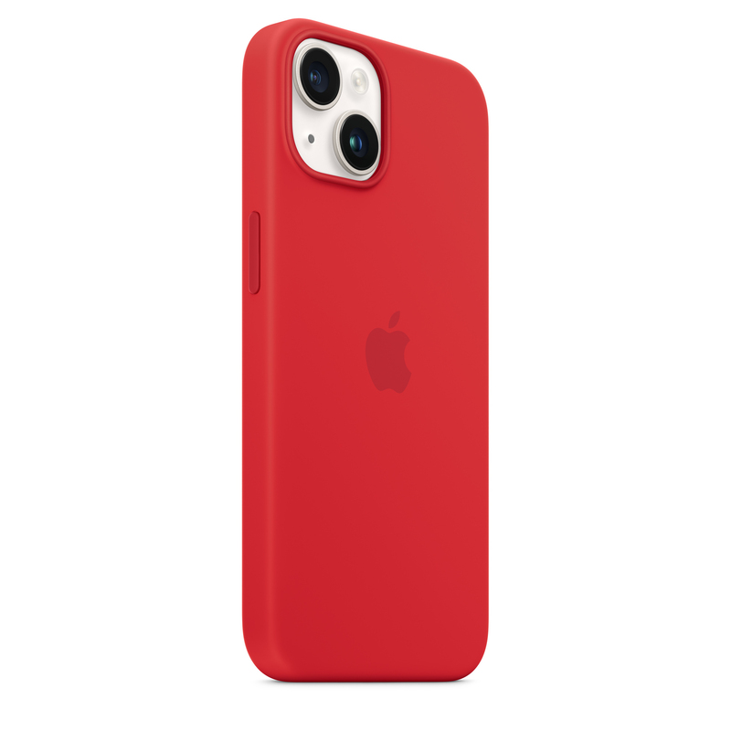 Apple Silicone Case with MagSafe for iPhone 14 - (Product)Red