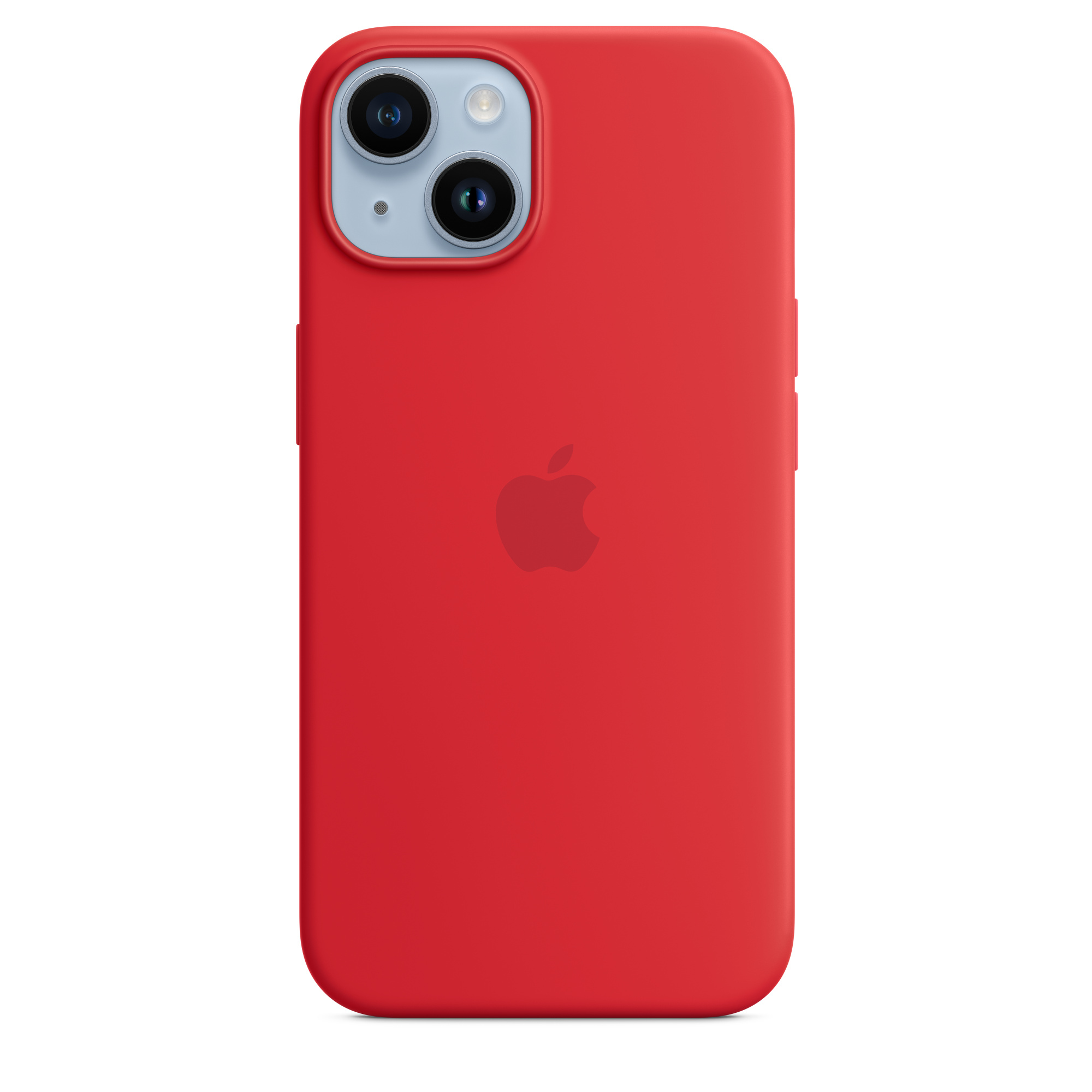 Apple Silicone Case with MagSafe for iPhone 14 - (Product)Red