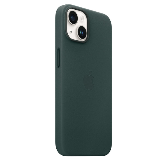 Apple Leather Case with MagSafe for iPhone 14 - Forest Green