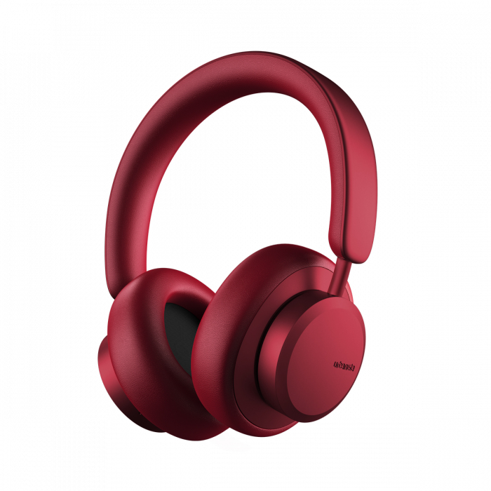 Urbanista Miami Active Noise-Cancelling Wireless On-Ear Headphones - Ruby Red