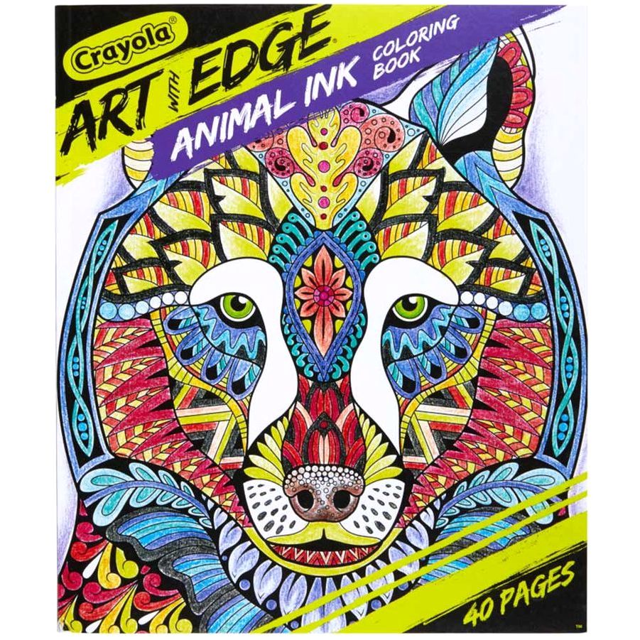 Crayola Art with Edge Doodle Activity Book - Animal Ink - 32 Pages