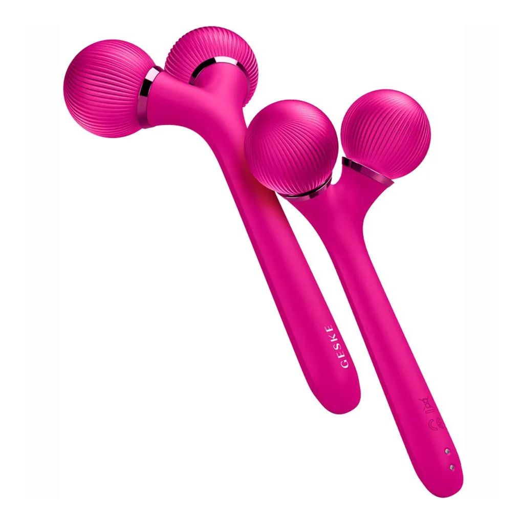 GESKE Sonic Facial & Body Roller 4-in-1 - Magenta