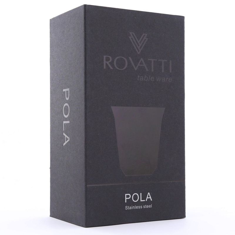 Rovatti Pola Stainless Steel Cup Dark Blue 85ml