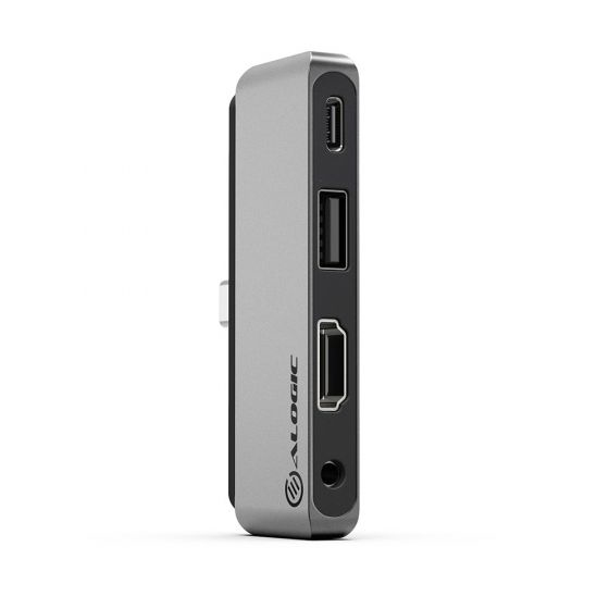 Alogic 4-in-1 USB-C Anchor HDMI Hub-USB-A, USB-C (PD 60W) + 3.5mm Audio Jack