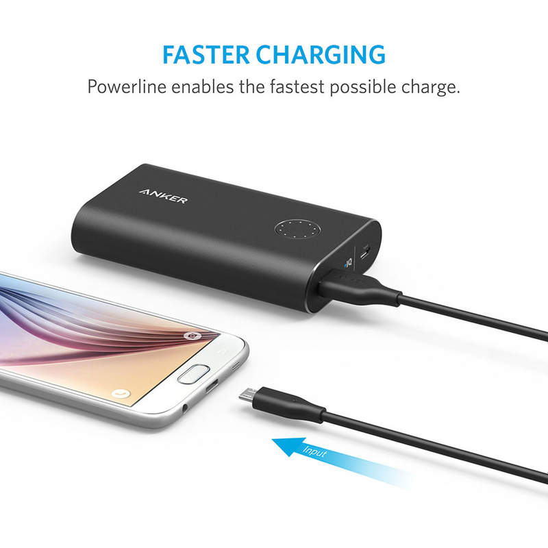 Anker Powerline Black Micro USB Cable 3Ft