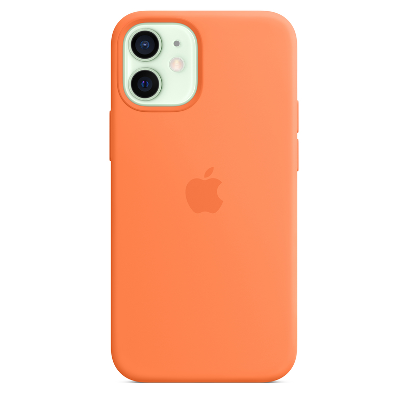 Apple Silicone Case Kumquat with MagSafe for iPhone 12 Mini