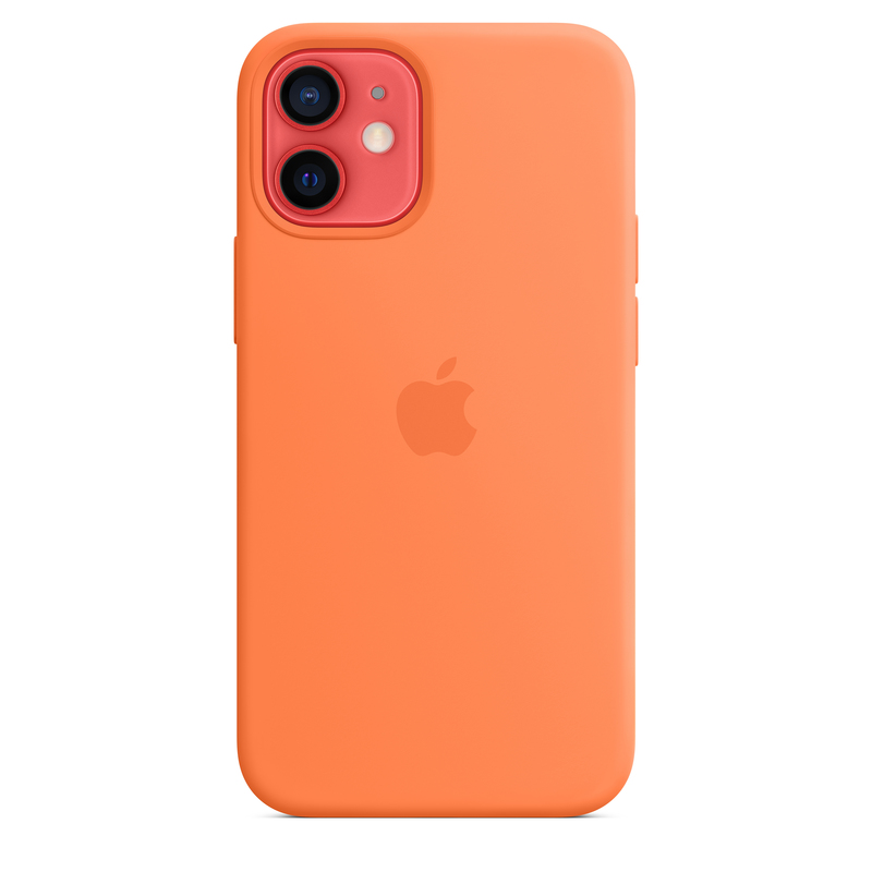 Apple Silicone Case Kumquat with MagSafe for iPhone 12 Mini