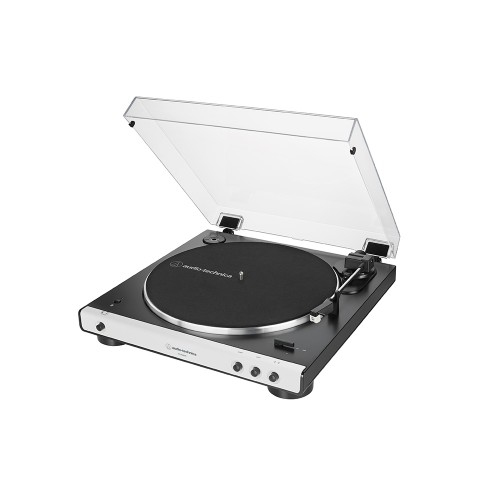 Audio Technica AT-LP60XBT Bluetooth Belt-Drive Turntable with Built-in Preamp - White