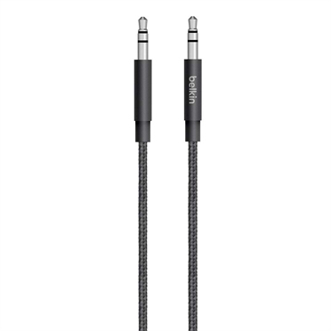 Belkin Premium Braided 3.5mm Audio Cable Black