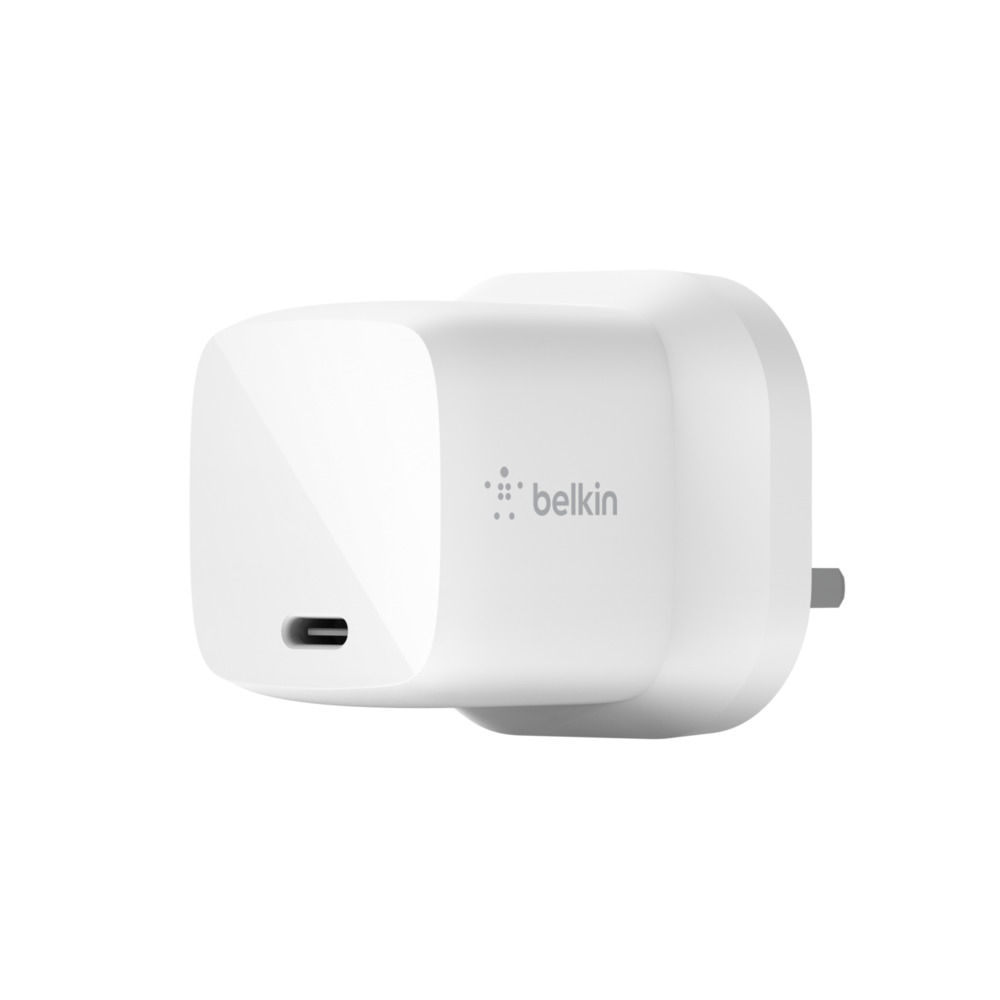 Belkin USB-C Gan Wall Charger 30W White