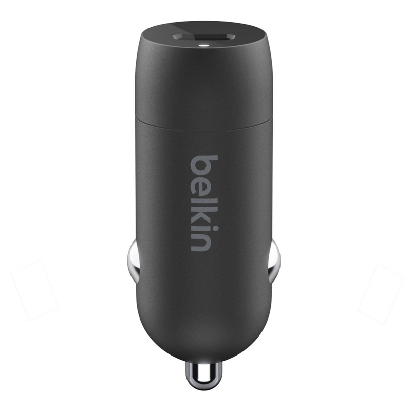 Belkin Boost Charge 20W USB-C Pd Car Charger Lightning Cable Black