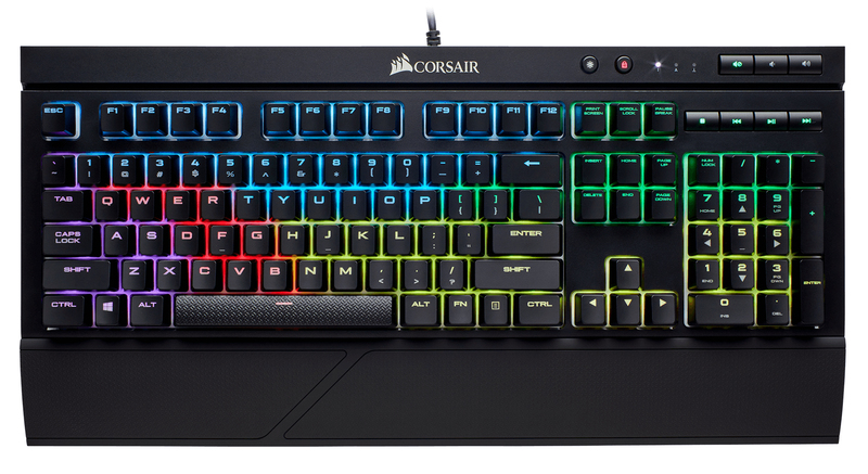 Corsair K68 RGB Mechanical Gaming Keyboard - CHERRY MX Red