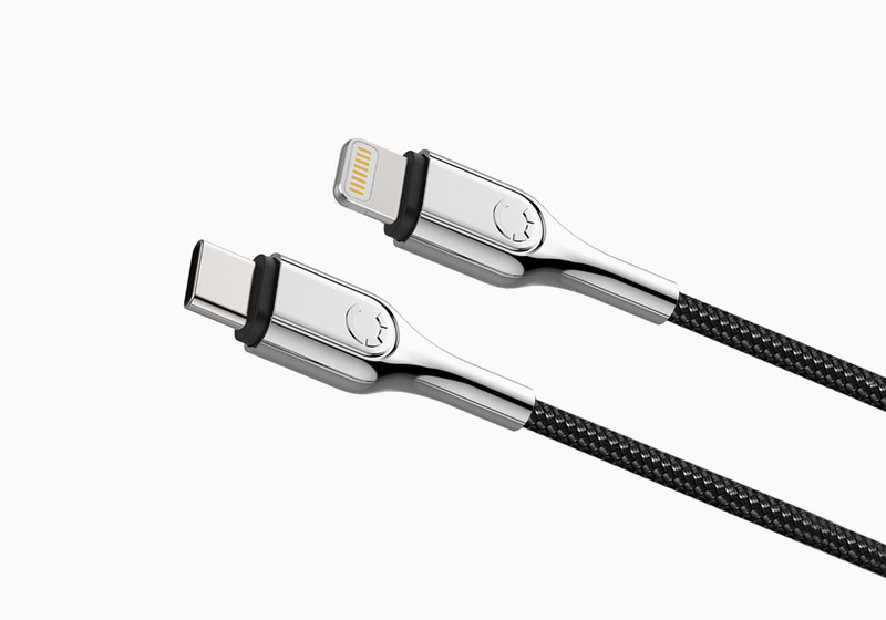 Cygnett Armoured Lightning to USB-C Cable 1m Black