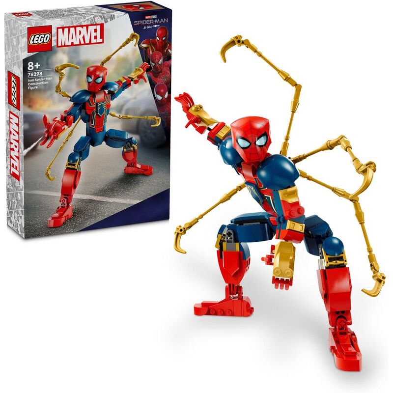 LEGO Marvel Iron Spider-Man Construction Figure 76298 Building Set (303 pieces)