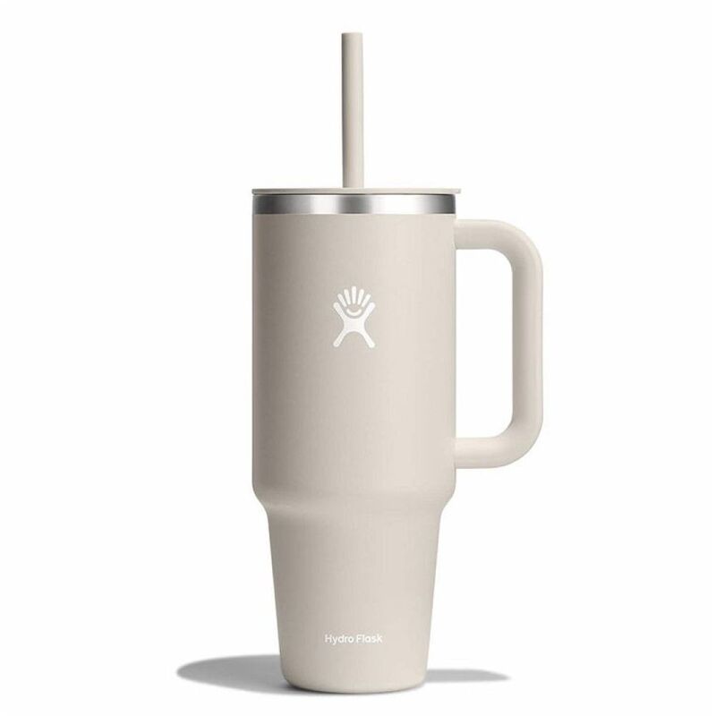 Hydro Flask 1.2l Vacuum Travel Tumbler With Straw - Oat