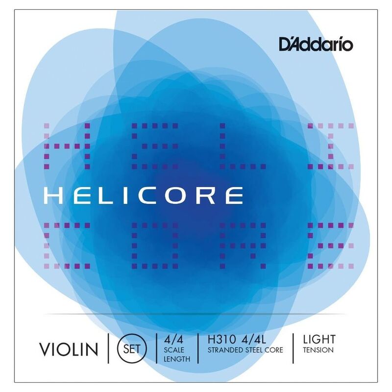 D'Addario Helicore H310 4/4L Violin String Set / 4/4 Scale / Light Tension