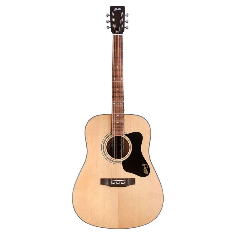 Guild A-20 Bob Marley Acoustic Guitar Natural Satin with Spruce Top with Bag / Booklet and Picks