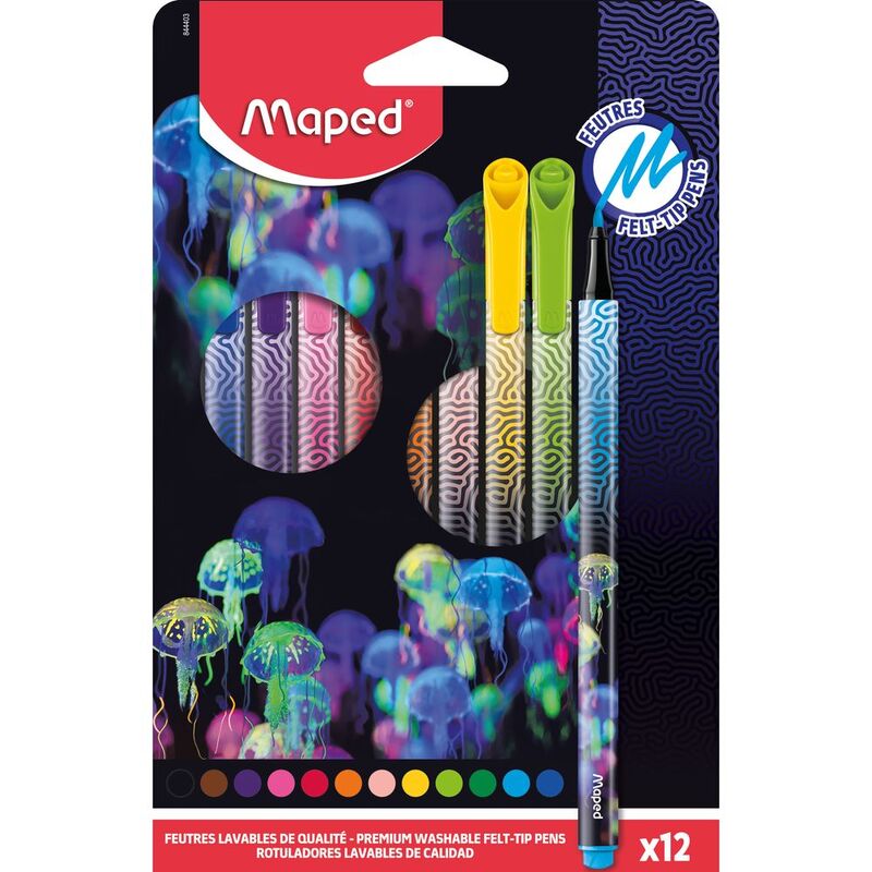 Maped Felt Tips Deepsea Paradise (Set of 12)