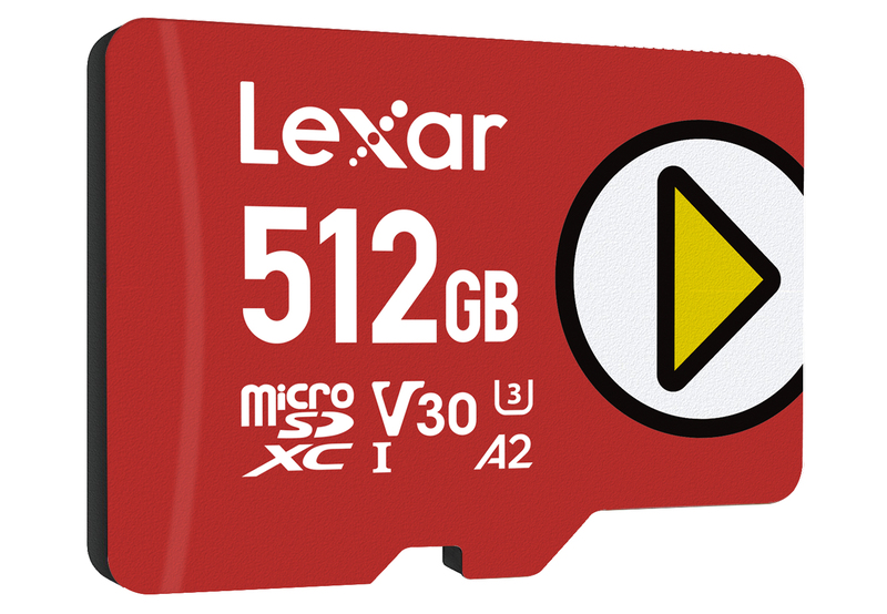 Lexar 512GB Lexar Play MicroSDXC UHS-I Cards/ Up To 150MB/S Read C10 A2 V30 U3