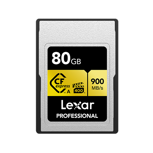 Lexar 80GB Lexar Professional Cfexpress Type A Card Gold Series/ Up To 900MB/S Read 800MB/S Write. Vpg 400