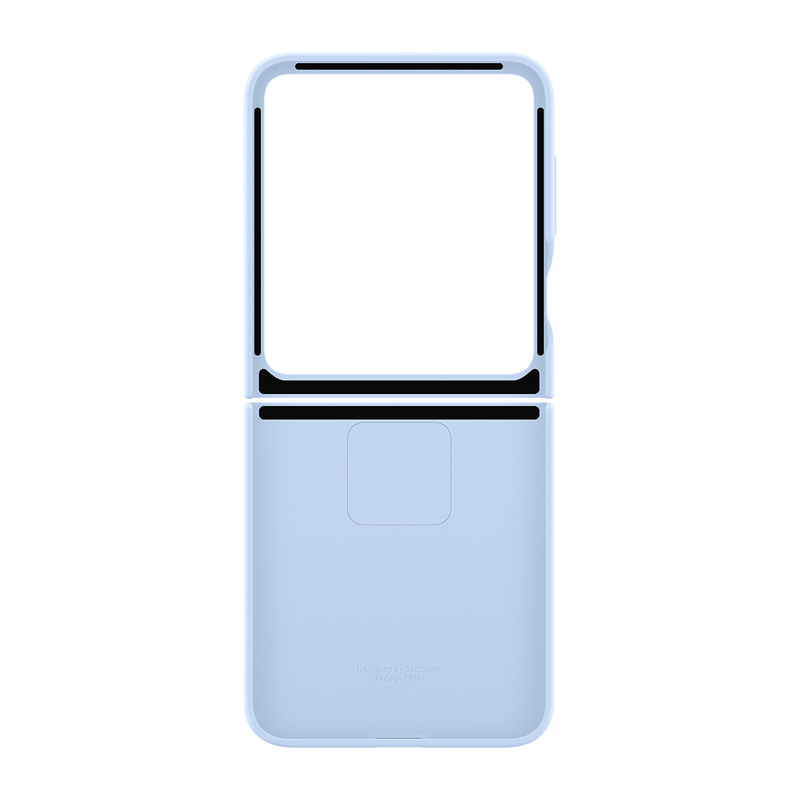 Samsung Flip6 Silicone Case With Ring - Blue