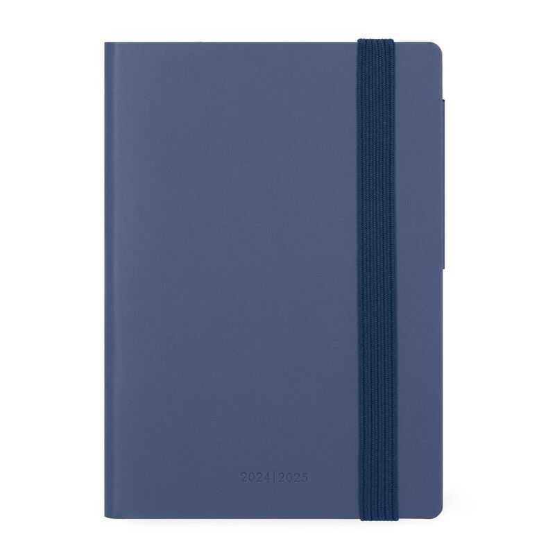 Legami Small 16-Month Daily Diary - 2024/2025 - Blueberry (9.5 x 13.5 cm)